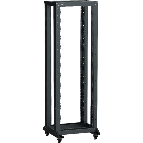 ITK LINEA F Стойка 2-рамная на рол. 37U 600х600мм черная