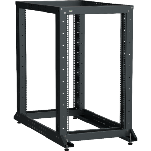 ITK LINEA F Стойка 2-рамная 37U 600х600-1000мм черная