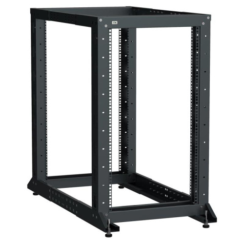 Стойка двухрамная ITK Linea LF05-24U61-2GM 24U 600ммX1000мм 700кг черный