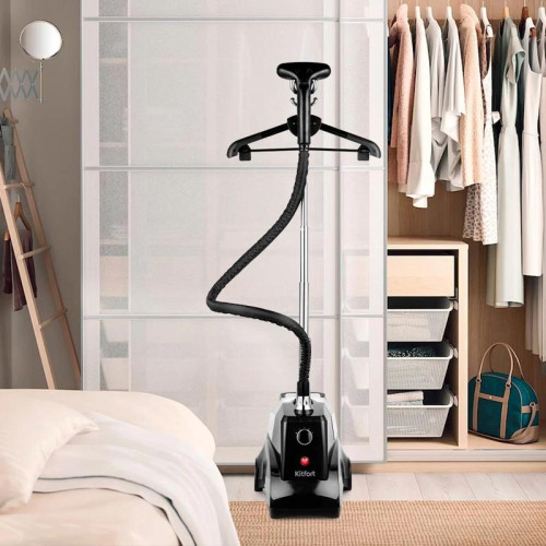 Отпариватель напольный/ Отпариватель напольный Kitfort КТ-9125 2200Вт черный