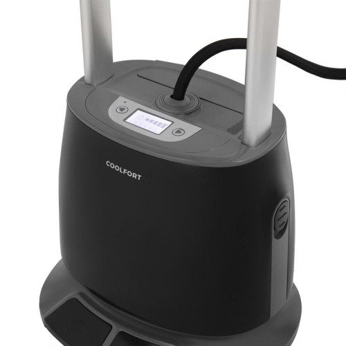 Отпариватель напольный/ Отпариватель напольный Coolfort CF-3445 2200Вт черный/серый