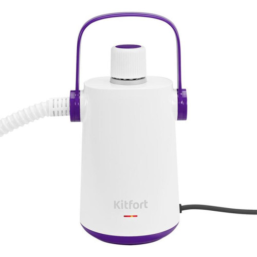 Пароочиститель ручной/ Пароочиститель ручной Kitfort КТ-9109-1 1000Вт белый/фиолетовый Пароочиститель ручной/ Пароочиститель ручной Kitfort КТ-9109-1 1000Вт белый/фиолетовый