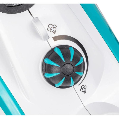 Пароочиститель напольный/ Пароочиститель напольный Kitfort КТ-914 1500Вт белый/голубой