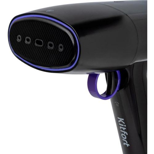 Отпариватель ручной/ Отпариватель ручной Kitfort КТ-9114 1500Вт черный/фиолетовый