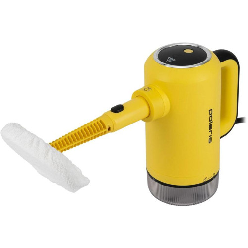 Пароочиститель ручной/ Пароочиститель ручной Polaris PSC 1712C 1700Вт черный/желтый