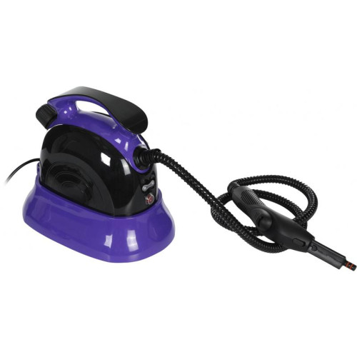 Пароочиститель напольный/ Пароочиститель напольный Kitfort КТ-9102-1 1500Вт черный/фиолетовый