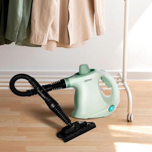 Пароочиститель ручной/ Пароочиститель ручной Kitfort КТ-9178 1050Вт зеленый