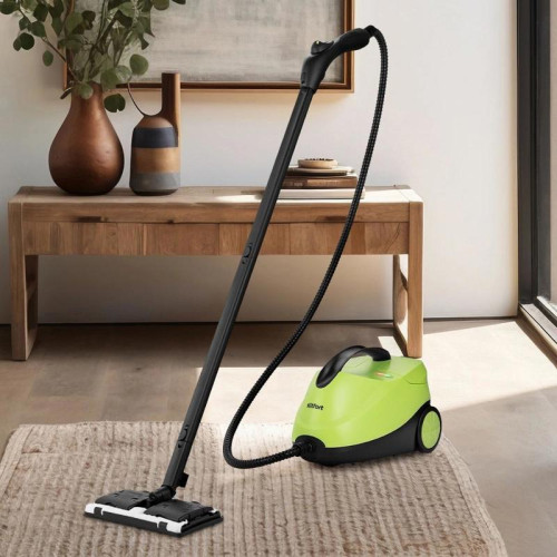 Пароочиститель напольный/ Пароочиститель напольный Kitfort КТ-9186 2000Вт салатовый/черный