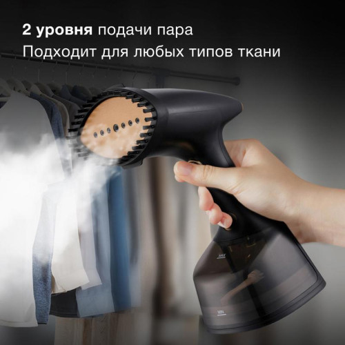 Отпариватель ручной/ Отпариватель ручной Hyundai H-HS01820 1800Вт черный/золотистый