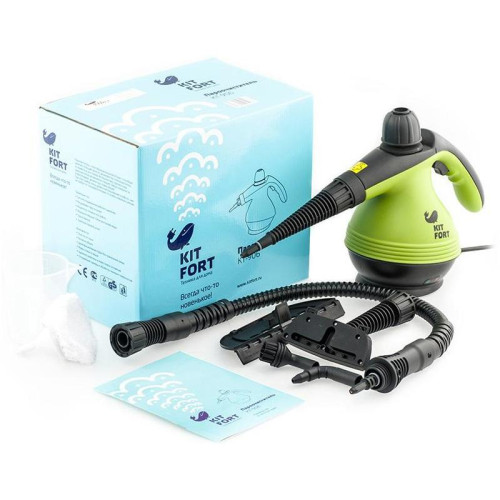 Пароочиститель ручной/ Пароочиститель ручной Kitfort КТ-906 1200Вт зеленый