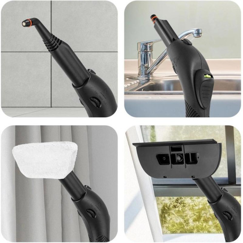 Пароочиститель напольный/ Пароочиститель напольный Kitfort КТ-9186 2000Вт салатовый/черный