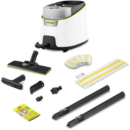 Пароочиститель напольный/ Пароочиститель напольный Karcher EasyFix SC 4 Deluxe 2200Вт белый