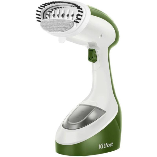 Отпариватель ручной/ Отпариватель ручной Kitfort КТ-9297 1600Вт белый/зеленый