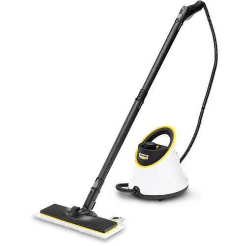 Пароочиститель напольный/ Пароочиститель напольный Karcher EasyFix SC 2 Deluxe 1500Вт белый/желтый