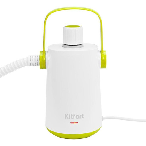 Пароочиститель ручной/ Пароочиститель ручной Kitfort КТ-9109-2 1000Вт белый/салатовый