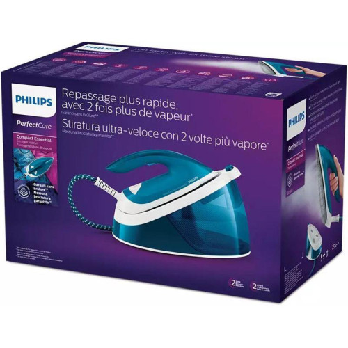 Парогенератор/ Парогенератор Philips GC6840/20 2400Вт бирюзовый/белый
