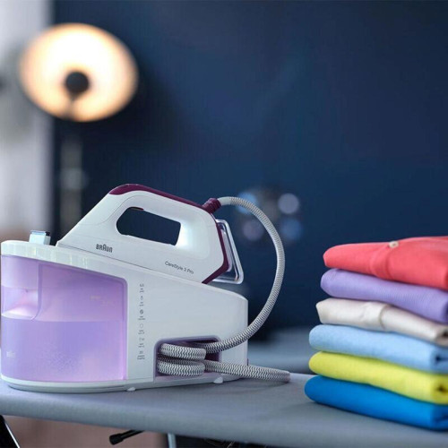 Парогенератор/ Парогенератор Braun IS3155VI SS 2400Вт белый