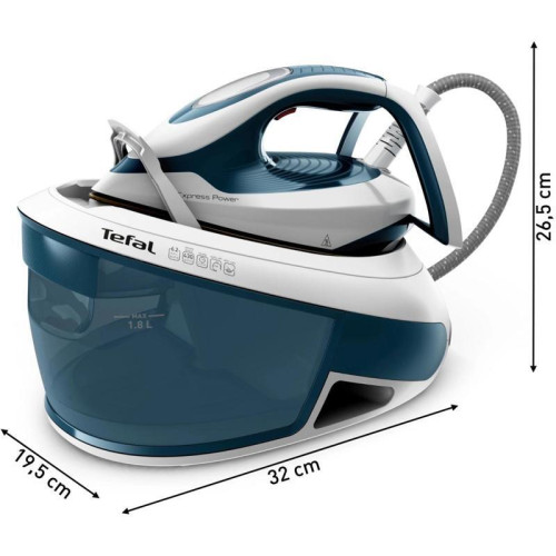 Парогенератор/ Парогенератор Tefal Express Power SV8111E0 2800Вт синий/белый