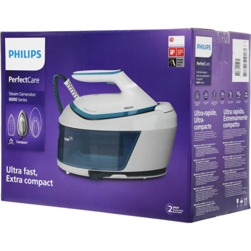Парогенератор/ Парогенератор Philips PSG6022/20 2400Вт белый/голубой