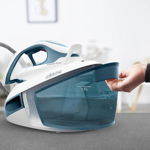Парогенератор/ Парогенератор Tefal Express Power SV8111E0 2800Вт синий/белый