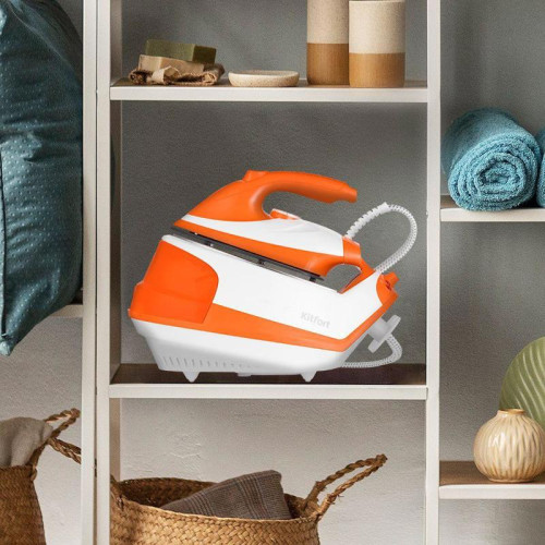 Парогенератор/ Парогенератор Kitfort КТ-9135 2000Вт оранжевый/белый