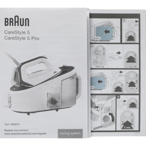Парогенератор/ Парогенератор Braun IS5145.BK 2400Вт черный/синий
