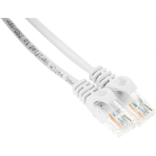Патч-корд ITK PC01-C5EU-1M-G UTP RJ-45 вил.-вилка RJ-45 кат.5E 1м серый ПВХ (уп.:1шт)