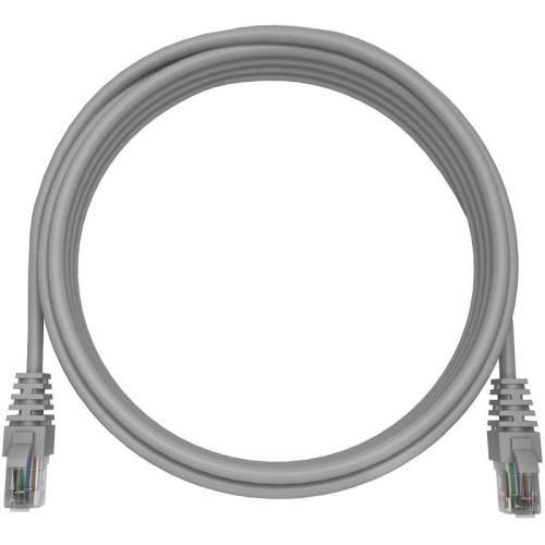 Патч-корд NTSS NTSS-PC-UTP-RJ45-5e-0.2-LSZH-GY NTSS-PC-UTP-RJ45-5E-0.2-LSZH UTP RJ-45 вил.-вилка RJ-45 кат.5E 0.2м серый LSZH (уп.:1шт) 26AWG