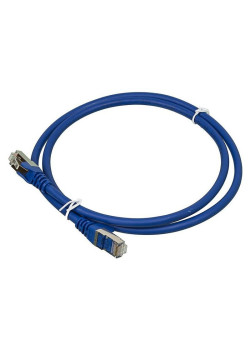 Патч-корд Lanmaster LAN-PC45/S6-1.0-BL FTP вилка RJ-45-вилка RJ-45 кат.6 1м синий LSZH (уп.:1шт)