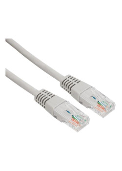 Патч-корд Rexant 18-8007 UTP RJ-45 вил.-вилка RJ-45 кат.5E 5м серый LSZH