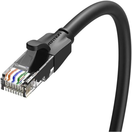 Патч-корд Vention прямой UTP cat.6, RJ45 - 8м. Черный