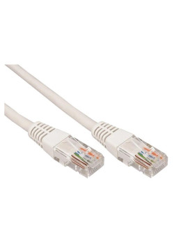 Патч-корд Rexant 18-1012 UTP RJ-45 вил.-вилка RJ-45 кат.5E 25м серый ПВХ