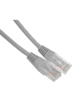 Патч-корд Lanmaster TWT-45-45-0.3-GY UTP RJ-45 вил.-вилка RJ-45 кат.5E 0.3м серый ПВХ (уп.:1шт)