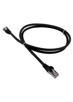 Патч-корд Lanmaster LAN-PC45/S5E-15-BK FTP вилка RJ-45-вилка RJ-45 кат.5е 15м чёрный ПВХ (уп.:15шт)