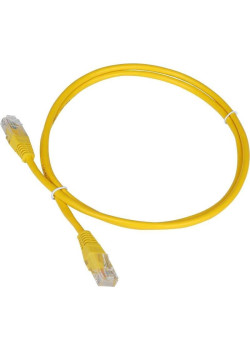 Патч-корд Lanmaster TWT-45-45-2.0-YL UTP RJ-45 вил.-вилка RJ-45 кат.5E 2м желтый ПВХ (уп.:1шт)