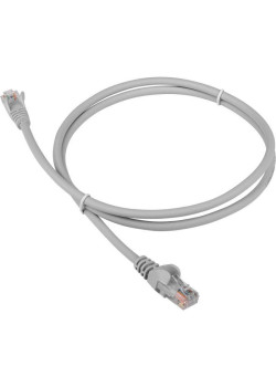 Патч-корд Lanmaster LAN-PC45/U5E-1.5-GY UTP RJ-45 вил.-вилка RJ-45 кат.5E 1.5м серый LSZH (уп.:1шт)