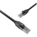 Патч-корд Vention прямой UTP cat.6, RJ45 - 15м. Черный