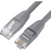 GCR Патч-корд прямой 7.5m LSZH UTP кат.6, серый, 24 AWG, литой без фиксатора, ethernet high speed, RJ45, T568B, GCR-52753