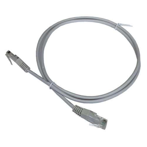 Патч-корд Lanmaster TWT2-45-45-5.0-GY RJ-45 вил.-вилка RJ-45 кат.5E 5м серый ПВХ