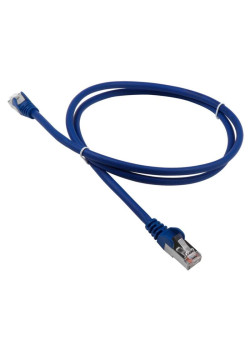 Патч-корд Lanmaster LAN-PC45/S5E-10-BL FTP RJ-45 вил.-вилка RJ-45 кат.5E 10м синий LSZH (уп.:1шт)