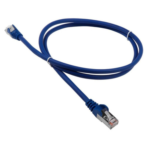 Патч-корд Lanmaster LAN-PC45/S5E-10-BL FTP RJ-45 вил.-вилка RJ-45 кат.5E 10м синий LSZH (уп.:1шт)