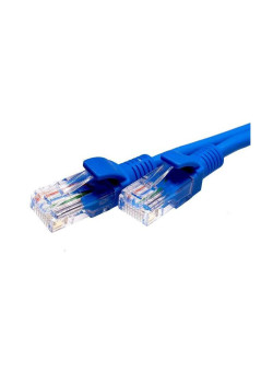 Патч-корд Suprlan 10-0147 UTP RJ-45 вил.-вилка RJ-45 кат.5E 1м синий LSZH 24AWG