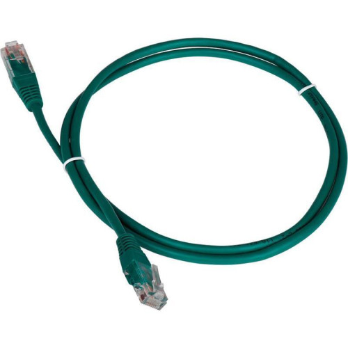 Патч-корд Lanmaster TWT-45-45-0.15-GN UTP RJ-45 вил.-вилка RJ-45 кат.5E 0.15м зеленый ПВХ (уп.:1шт)