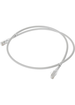 Патч-корд WRline WR-PC-RJ45-FTP-5E-1-GY FTP RJ-45 вил.-вилка RJ-45 кат.5E 1м серый LSZH