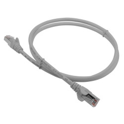 Патч-корд Lanmaster LAN-PC45/S5E-1.0-GY FTP RJ-45 вил.-вилка RJ-45 кат.5E 1м серый LSZH