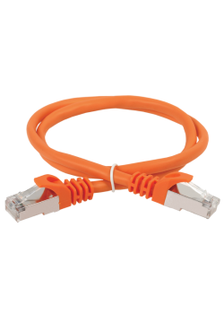 ITK Коммутационный шнур (патч-корд), кат.5Е FTP, 1м, оранжевый