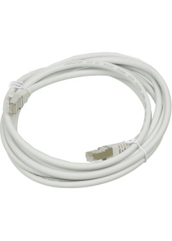 Патч-корд Lanmaster LAN-PC45/S6A-3.0-GY FTP RJ-45 вил.-вилка RJ-45 кат.6A 3м серый LSZH (уп.:1шт)