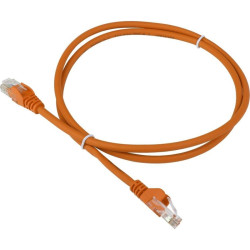 Патч-корд Lanmaster LAN-PC45/U6-0.5-OR UTP RJ-45 вил. кат.6 0.5м оранжевый LSZH