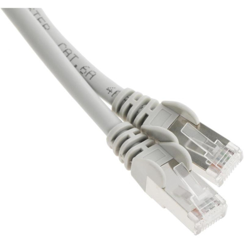 Патч-корд Lanmaster LAN-PC45/S6A-5.0-GY FTP RJ-45 вил.-вилка RJ-45 кат.6A 5м серый LSZH (уп.:1шт)