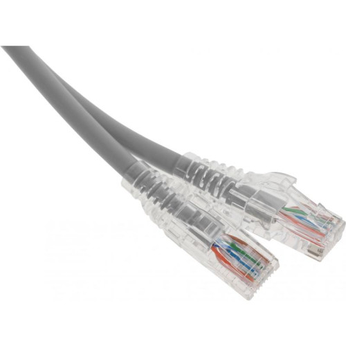 Патч-корд WRline WR-PC-RJ45-UTP-5E-2-GY UTP RJ-45 вил.-вилка RJ-45 кат.5E 2м серый LSZH (уп.:1шт)
